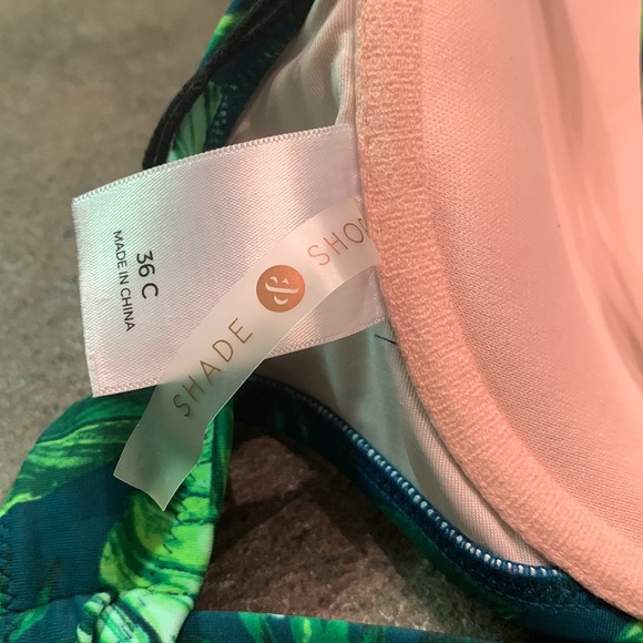 Shade and Shore bikini criss-cross back tie top - Picture 5 of 9